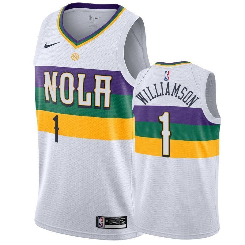 New Orleans Pelicans Zion Williamson Men's City Jersey - JS283 