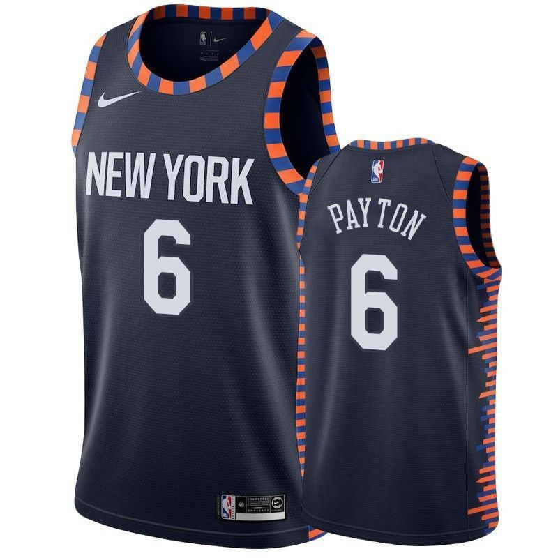New York Knicks Elfrid Payton 6 City Men's Jersey - JS469 