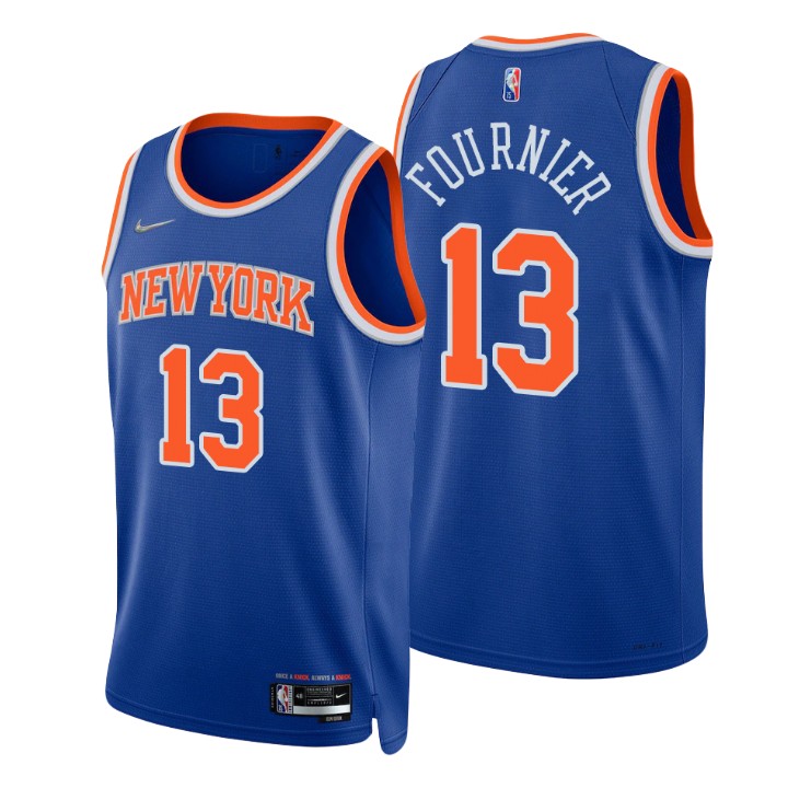 New York Knicks Evan Fournier 75th Anniversary Diamond Jersey Icon