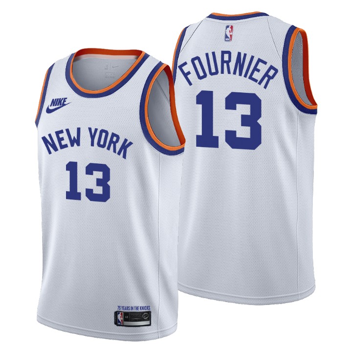New York Knicks Evan Fournier 75th Anniversary Jersey