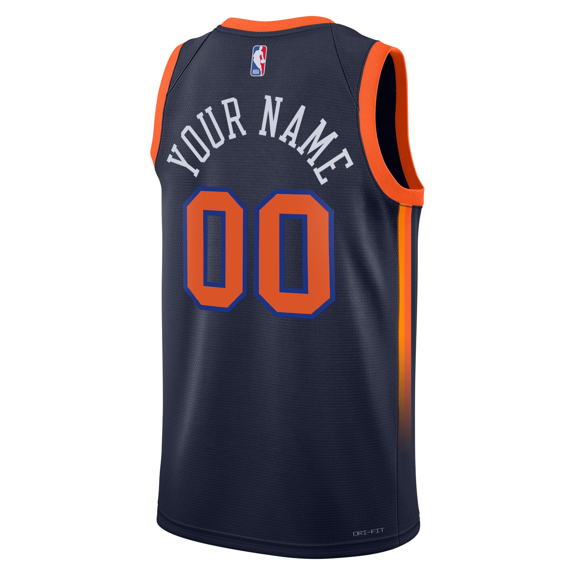 Alternative view of New York Knicks Jordan Statement Swingman Jersey - Custom - Unisex - JS478 
