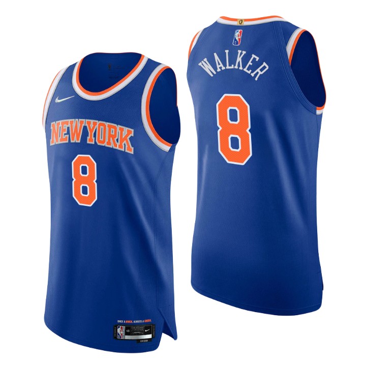 New York Knicks Kemba Walker 75th Anniversary Authentic Jersey Icon
