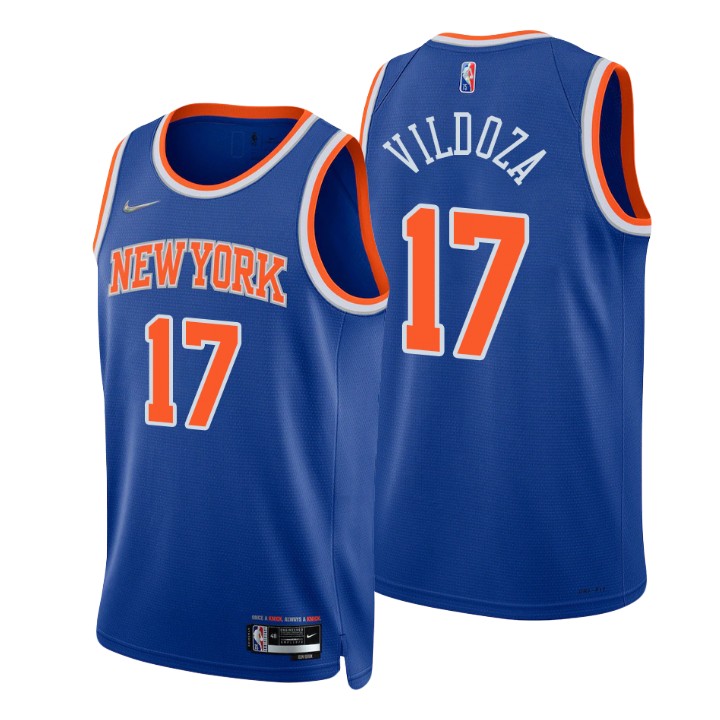 New York Knicks Luca Vildoza 75th Anniversary Diamond Jersey Icon