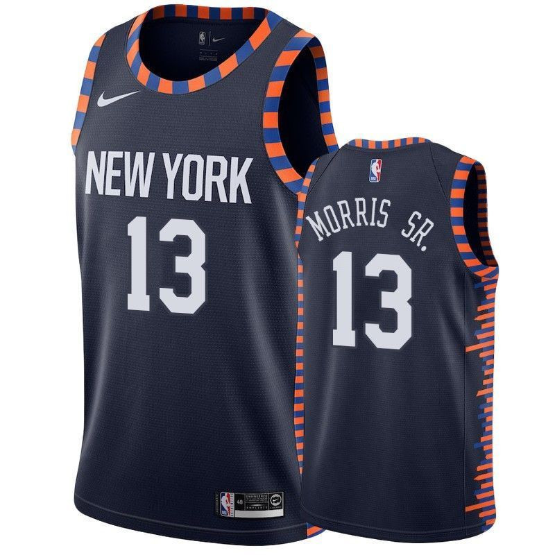 New York Knicks Marcus Morris Sr. 13 City Men's Jersey - JS425 