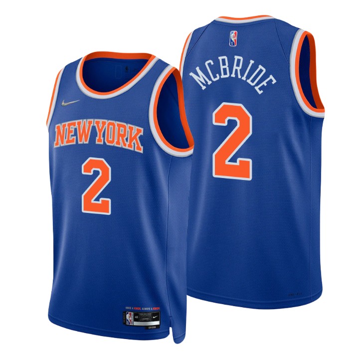 New York Knicks Miles Mcbride 75th Anniversary Diamond Jersey Icon