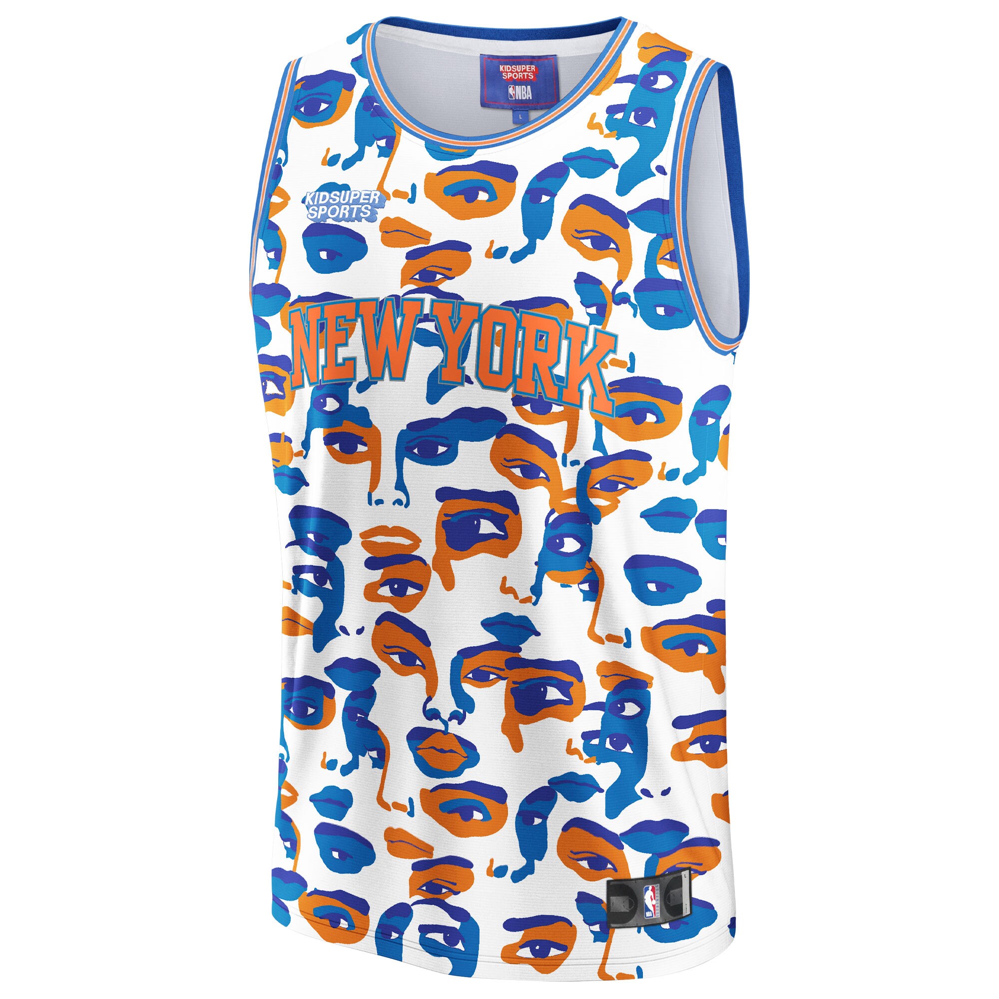 Alternative view of New York Knicks Nba & Kidsuper Studios By Fanatics Unisex Hometown Jersey - White