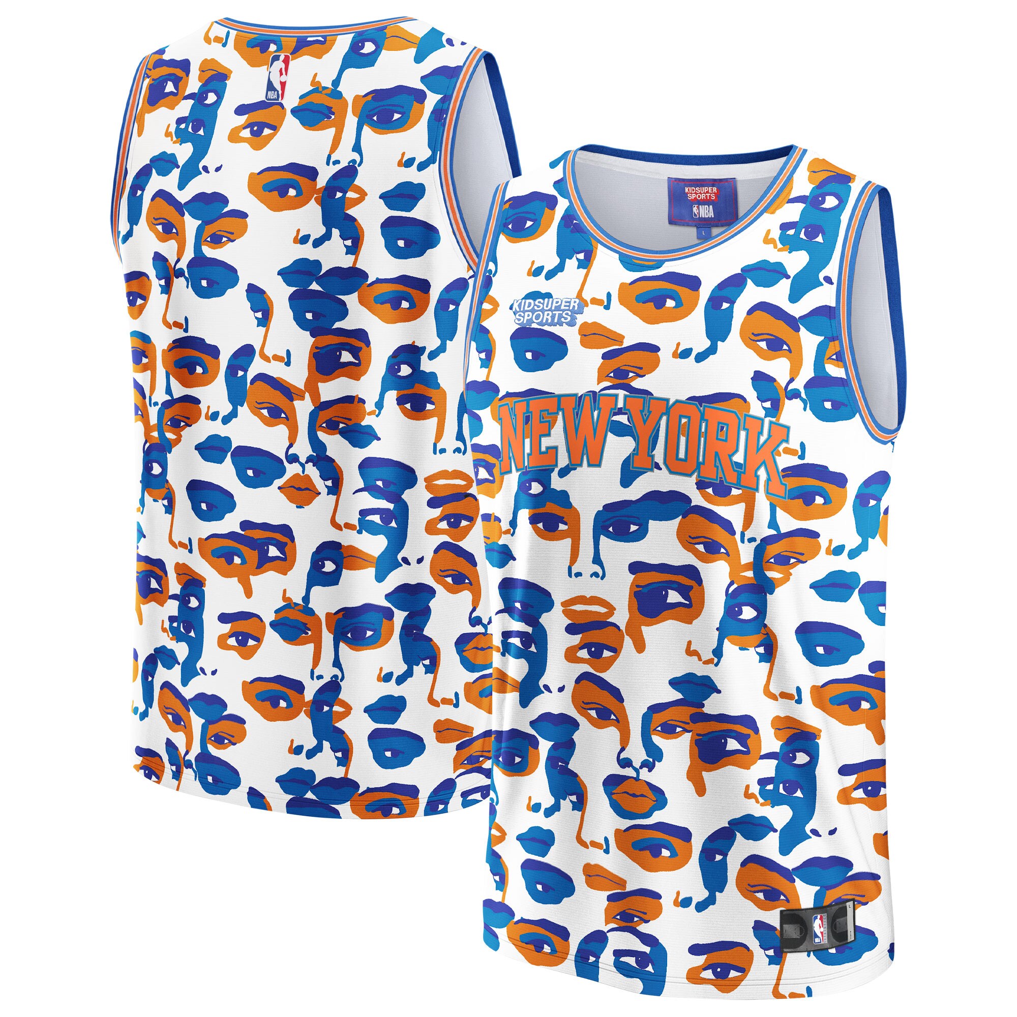 New York Knicks Nba & Kidsuper Studios By Fanatics Unisex Hometown Jersey - White