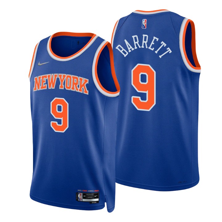 New York Knicks Rj Barrett 75th Anniversary Diamond Jersey Icon