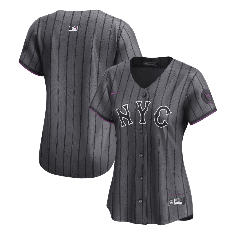 New York Mets 2024 City Connect Limited Women Jersey - Graphite 
