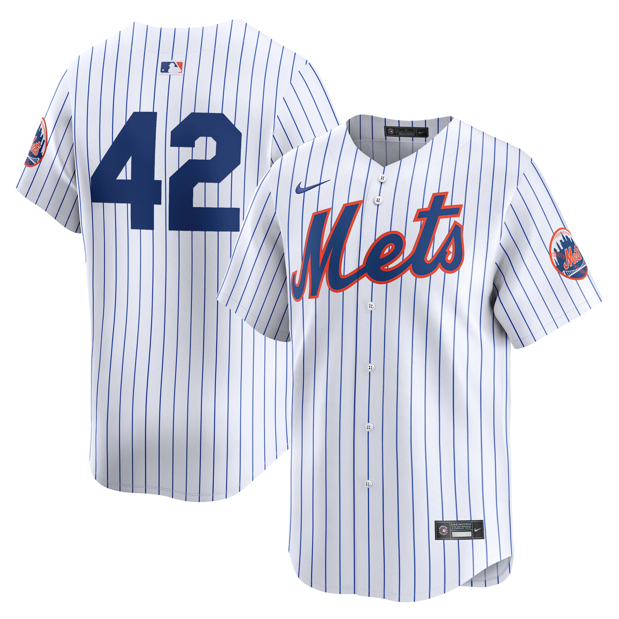 New York Mets 2024 Jackie Robinson Day Home Limited JerseyÃƒâ€šÃ‚Â ÃƒÂ¢Ã¢â€šÂ¬Ã¢â‚¬Å“ White