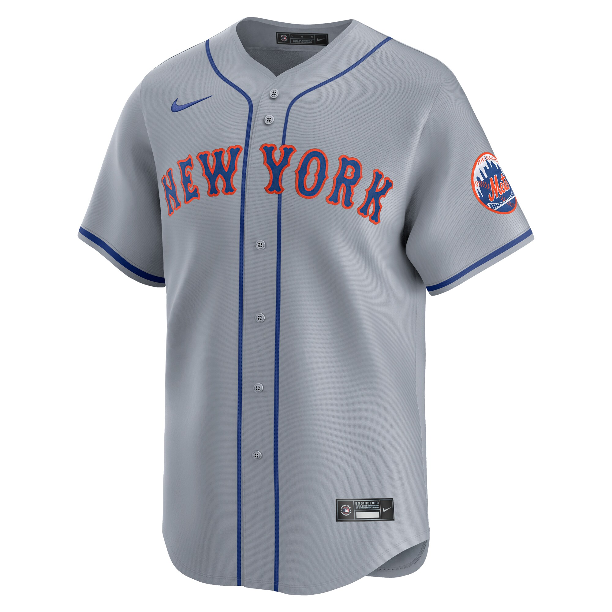 Alternative view of New York Mets Away Limited Jersey - Gray