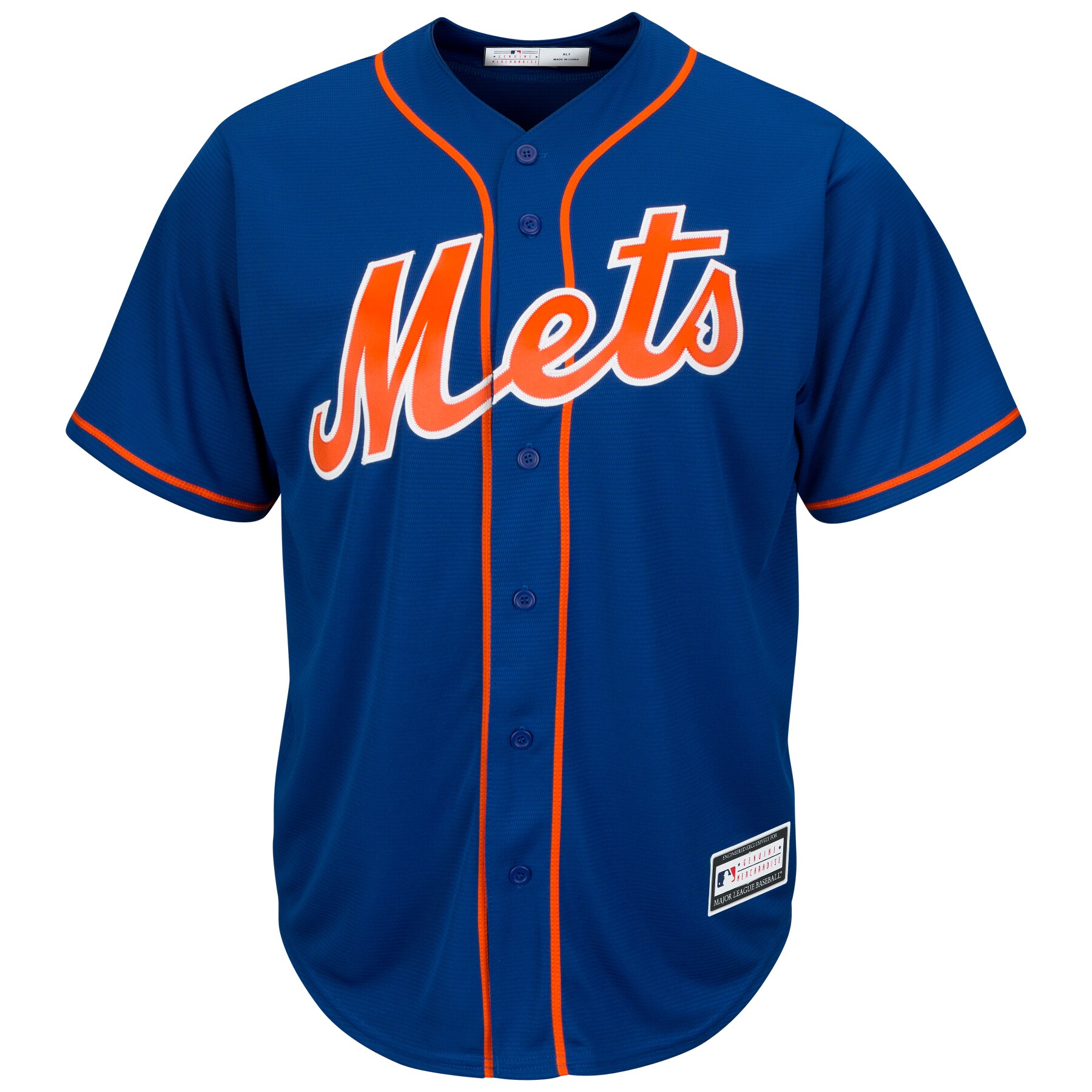 Alternative view of New York Mets Big & Tall Replica Team Jersey - Royal