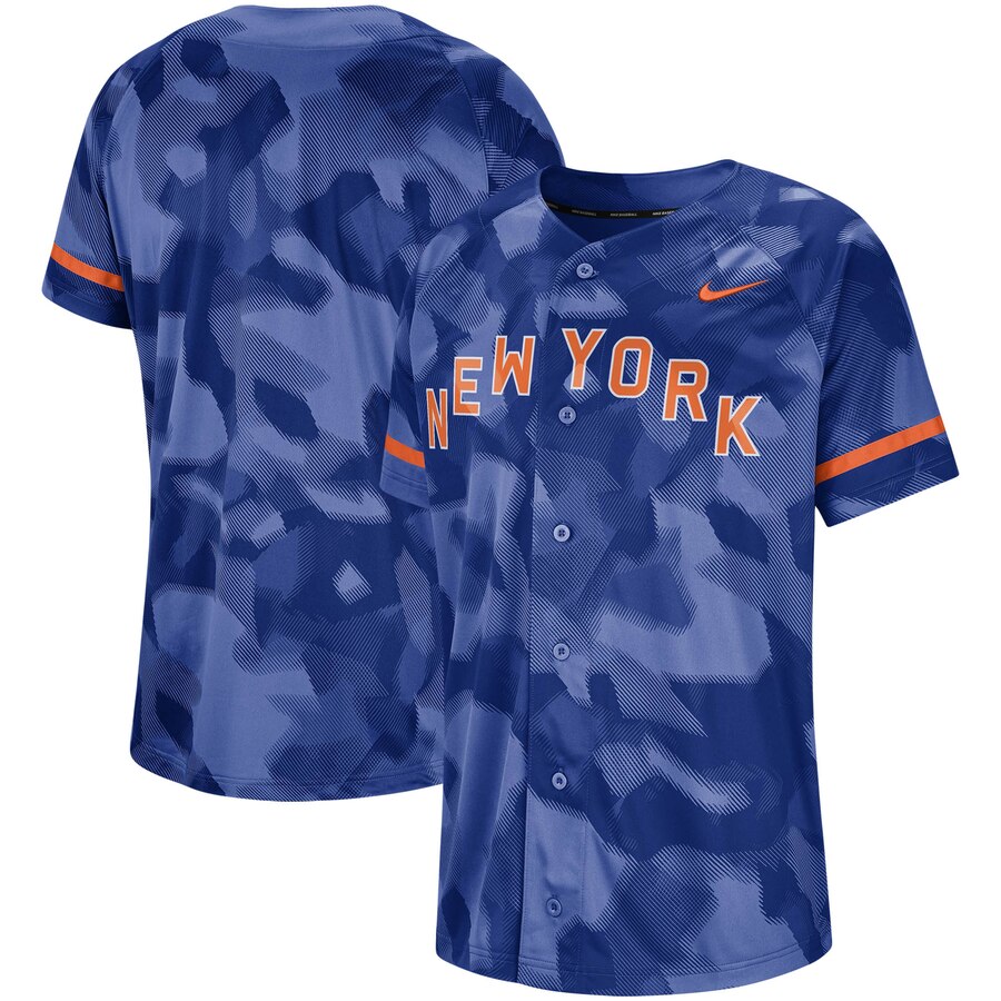 New York Mets Camo Jersey - Royal