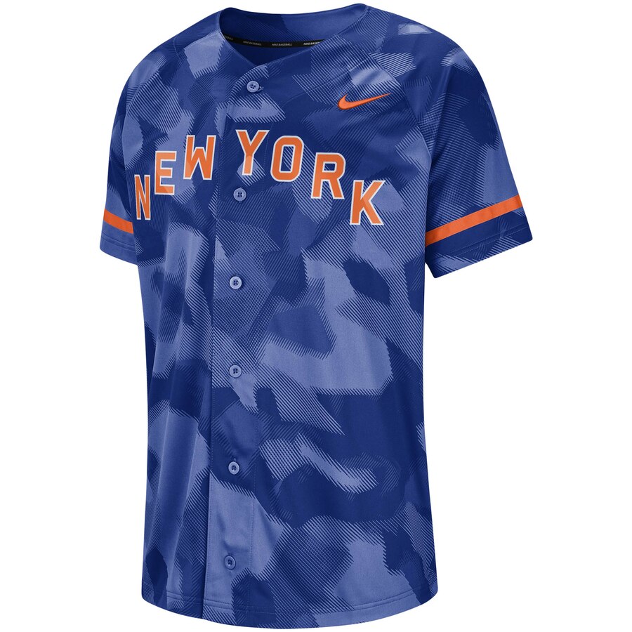 Alternative view of New York Mets Camo Jersey - Royal