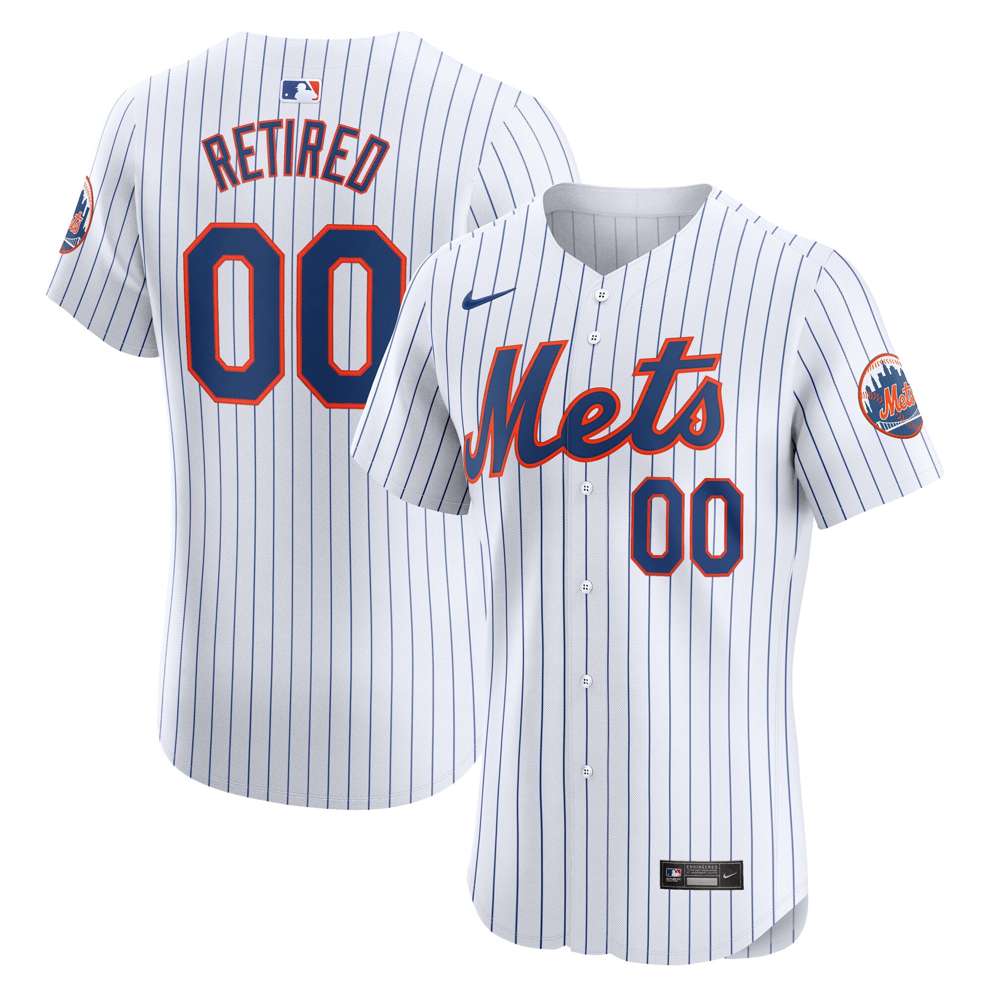 New York Mets Home Elite Pick-a-player Retired Roster Jersey - White