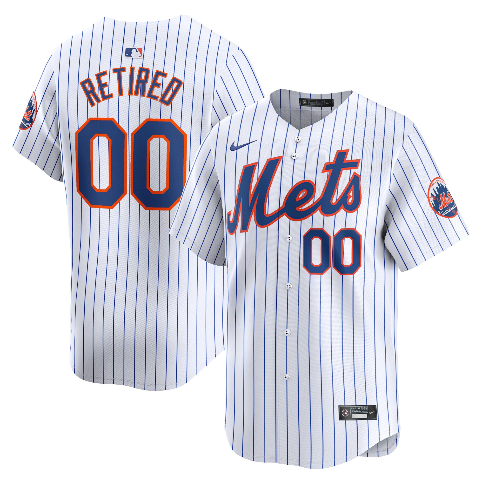 New York Mets Home Limited Pick-a-player Retired Roster Jersey - White