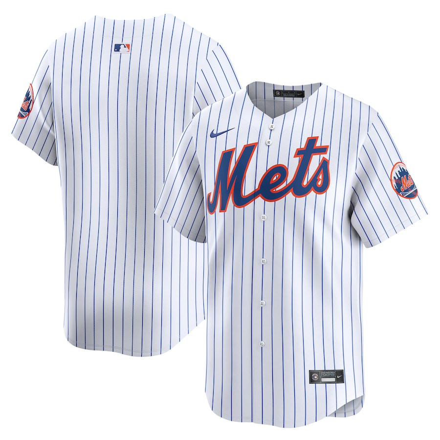 New York Mets Home Limited YOUTH Jersey - White 