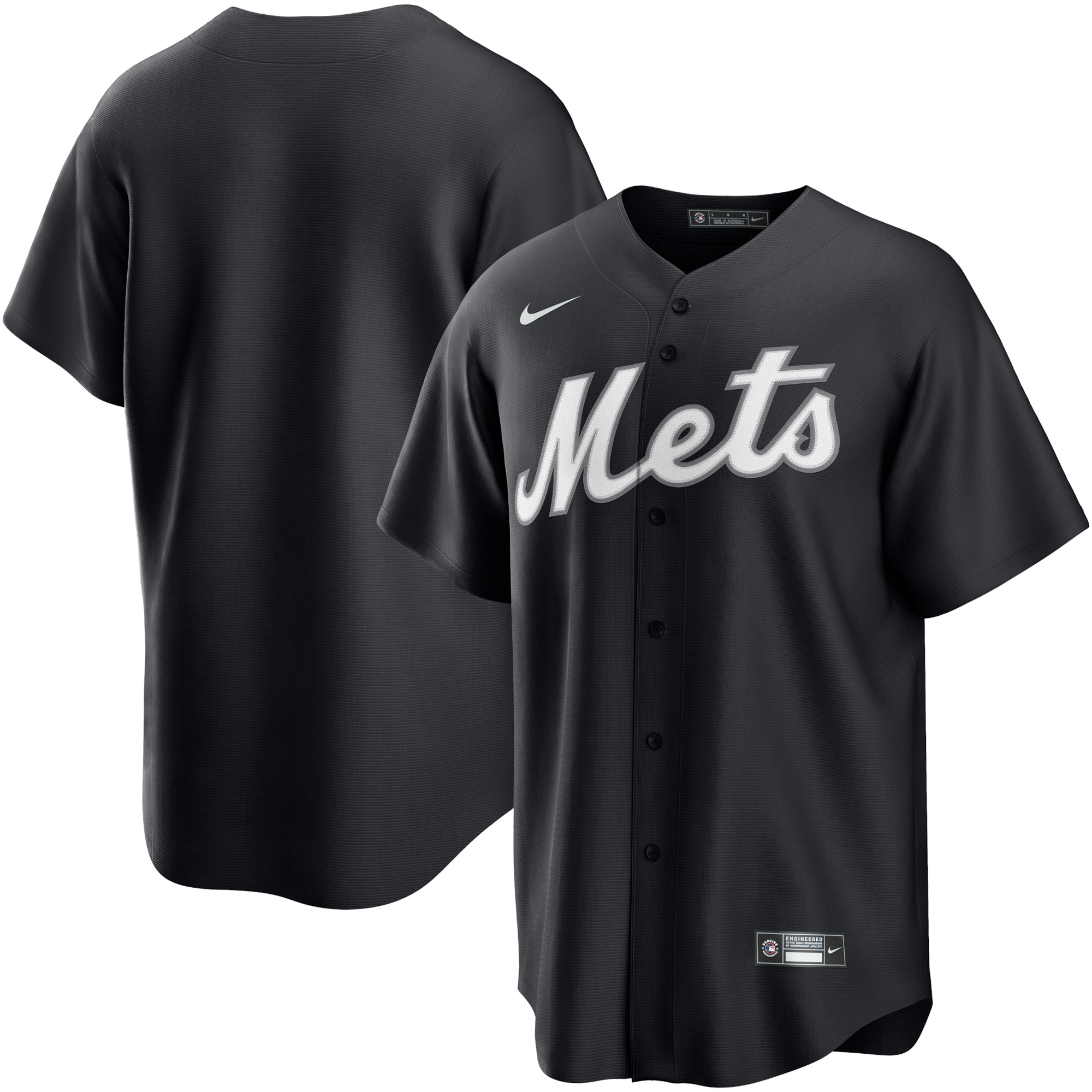 New York Mets Official Replica Jersey - Black/white
