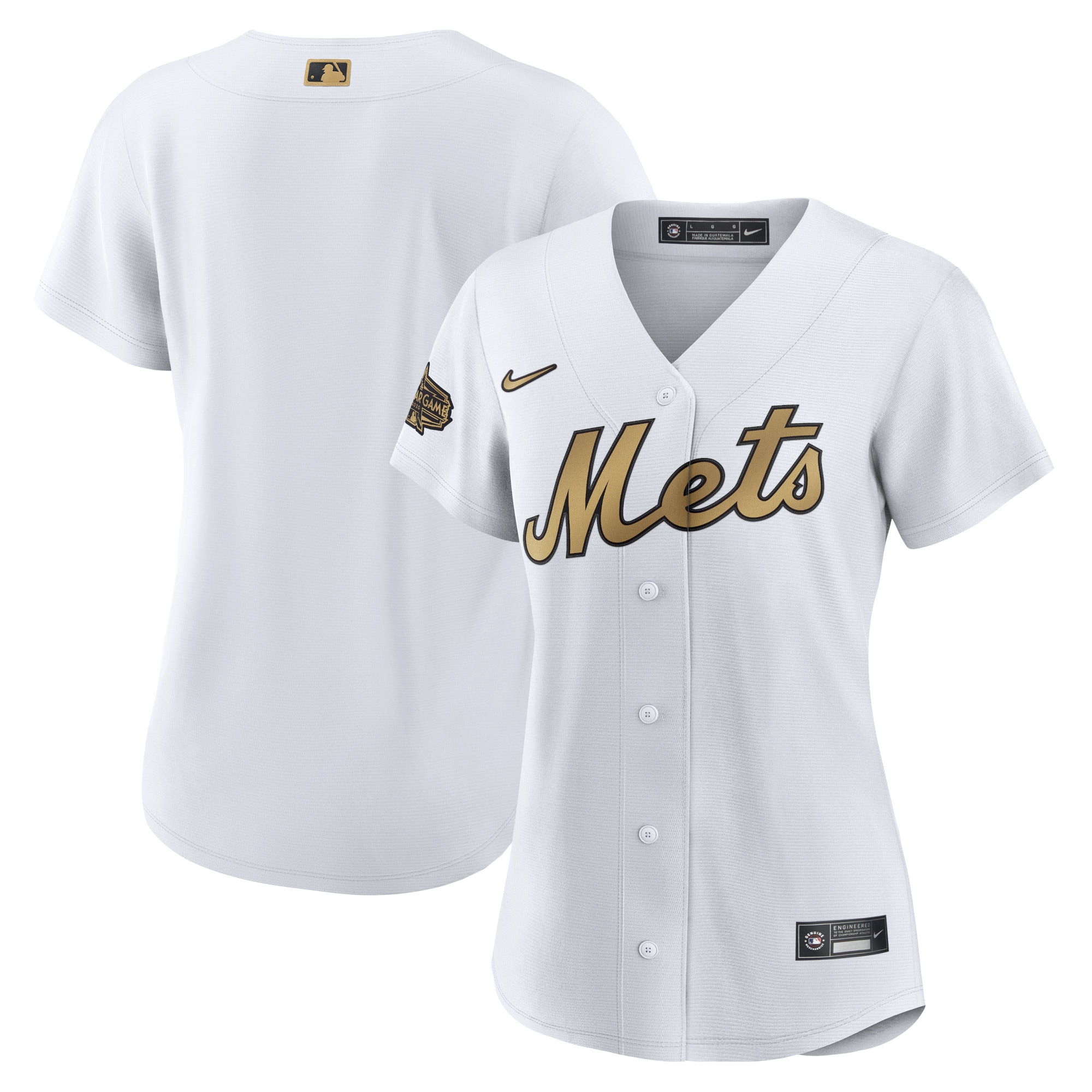 New York Mets Women's 2022 Mlb All-star Game Replica Blank Jersey - White