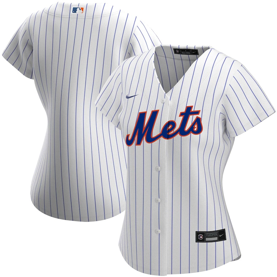 New York Mets Women's Home 2020 Replica Team Jersey ÃƒÂ¢Ã¢â€šÂ¬Ã¢â‚¬Å“ White