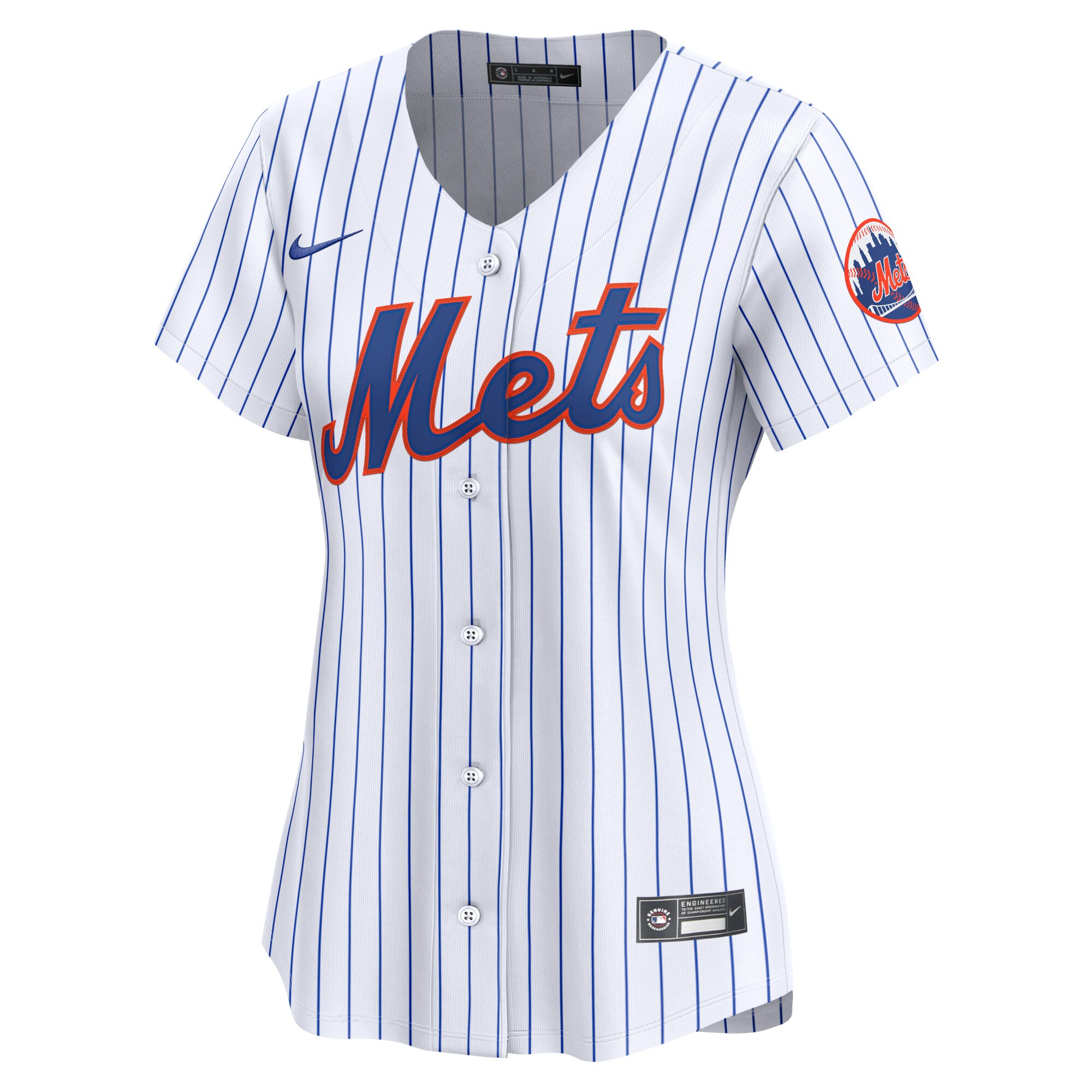 Alternative view of New York Mets Women's Home Limited Jersey - White