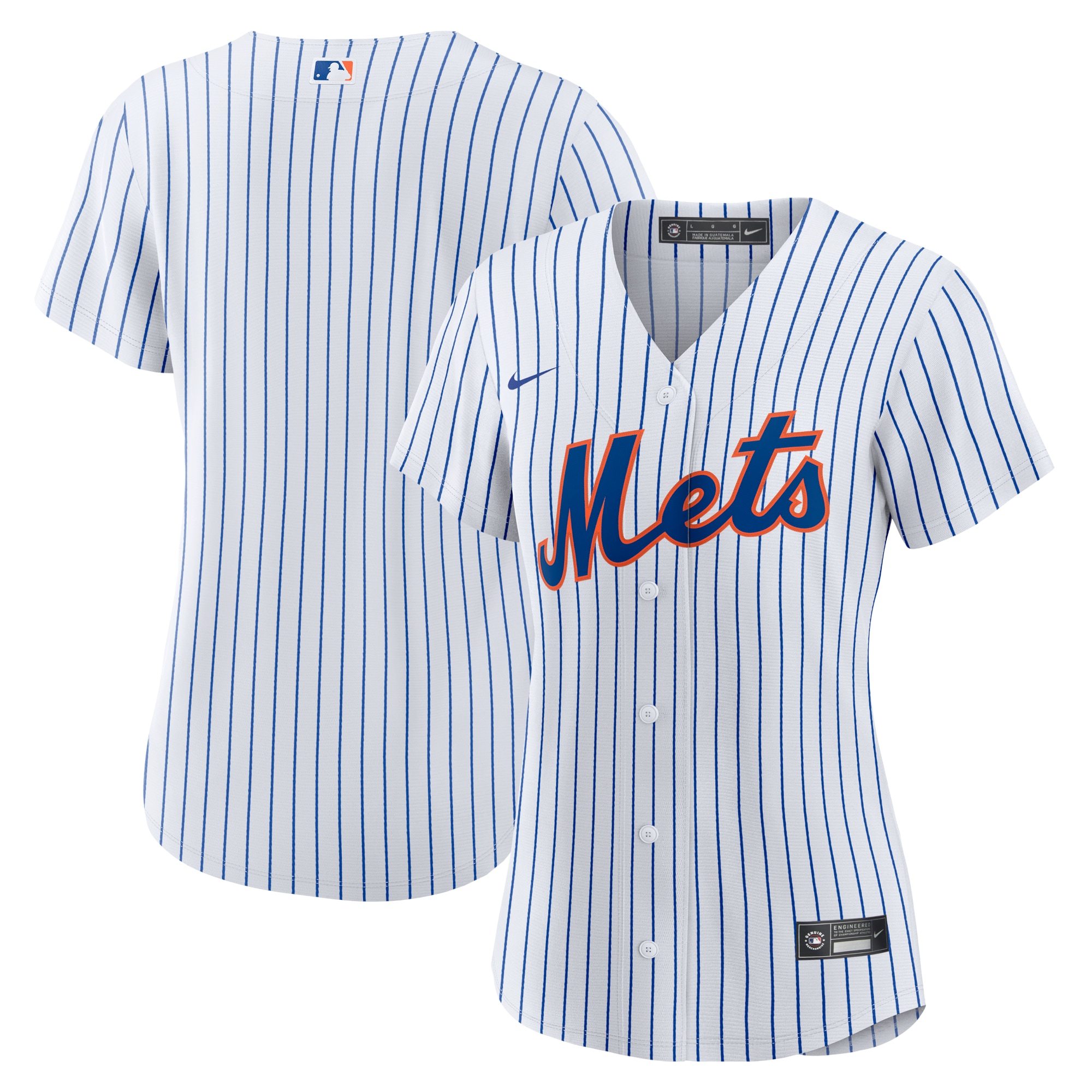 New York Mets Women’s Home Replica Team Jersey – White