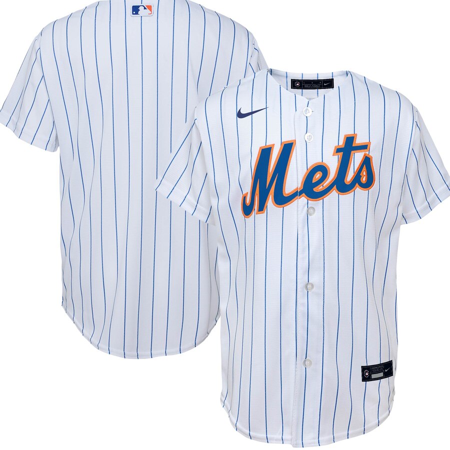 New York Mets Youth Home 2020 Replica Team Jersey - White