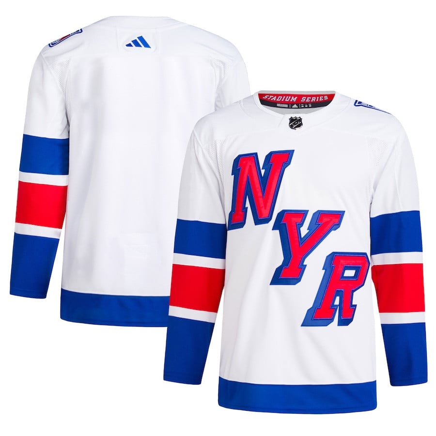 New York Rangers 2024 Stadium Series Primegreen Men Jersey - White - JS474 