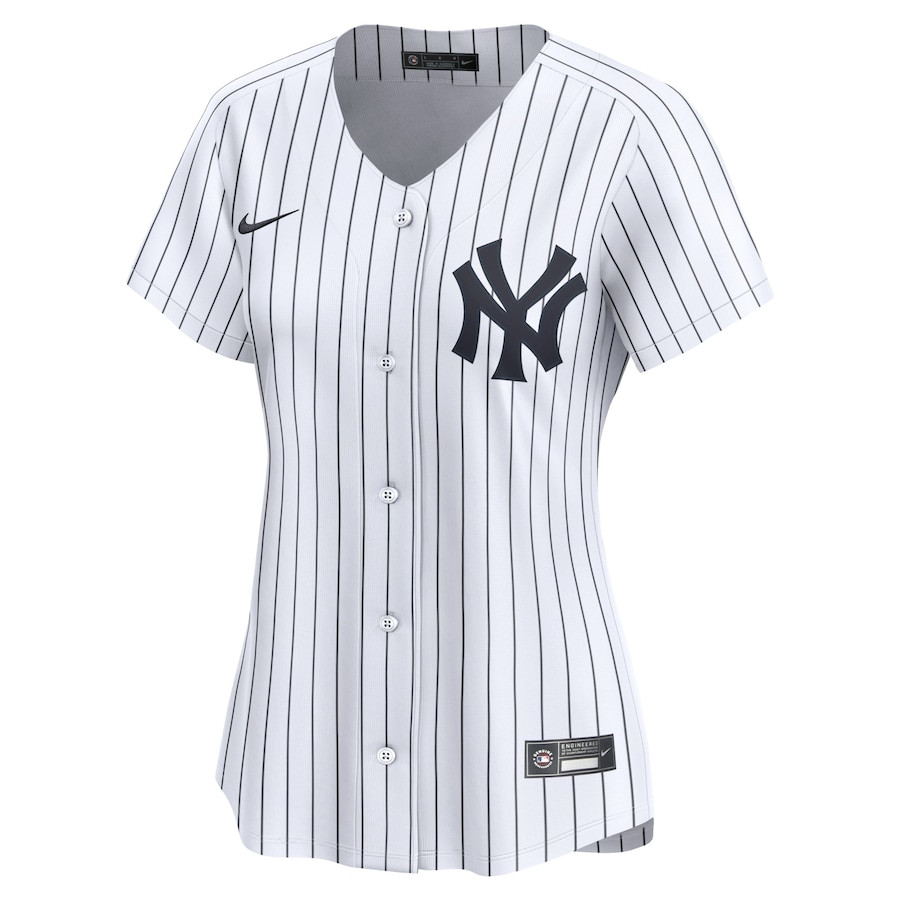 Alternative view of New York Yankees 2024 Jackie Robinson Day Home Limited Women Jersey - White 