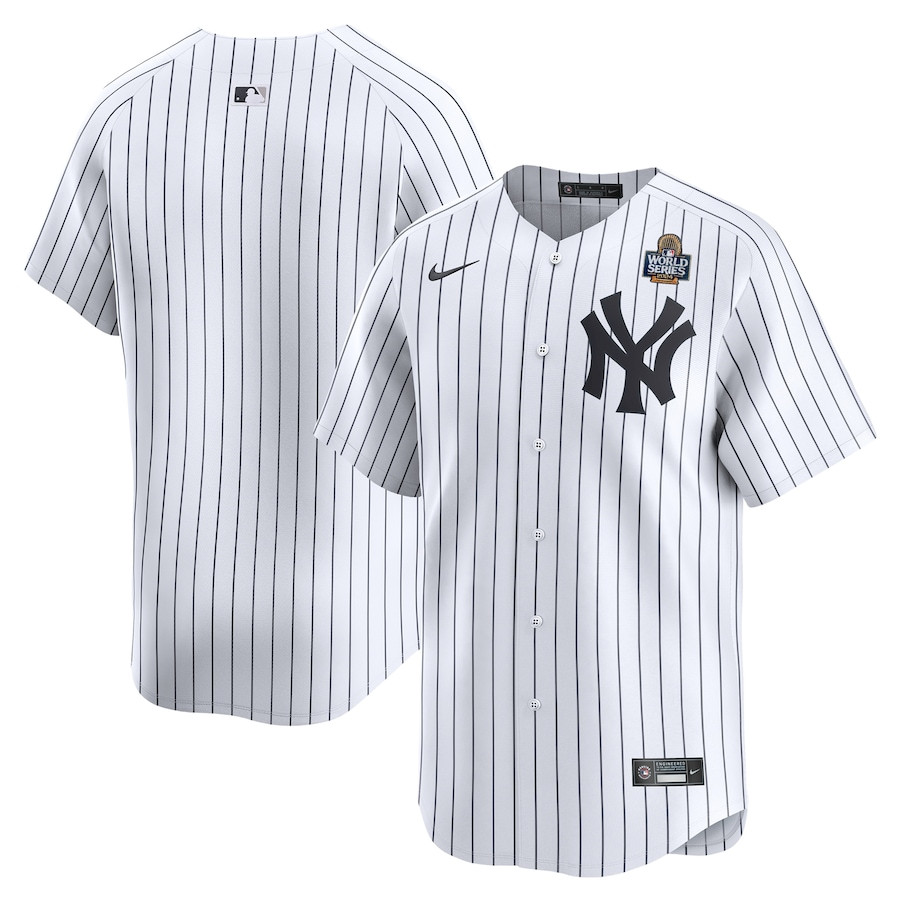 New York Yankees 2024 World Series Home Limited Men Jersey - White 
