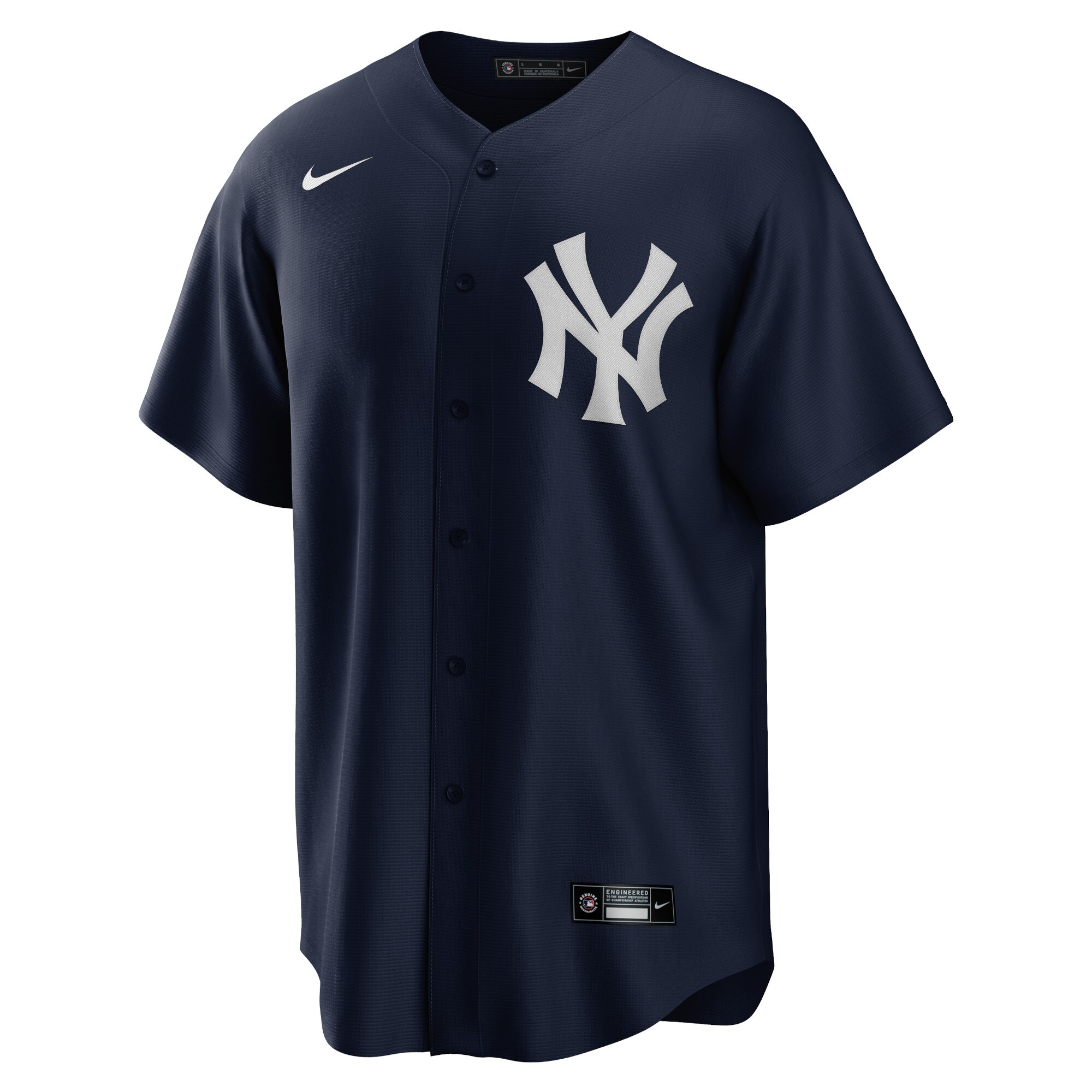 Alternative view of New York Yankees Big & Tall Alternate Replica Team Jersey - Navy