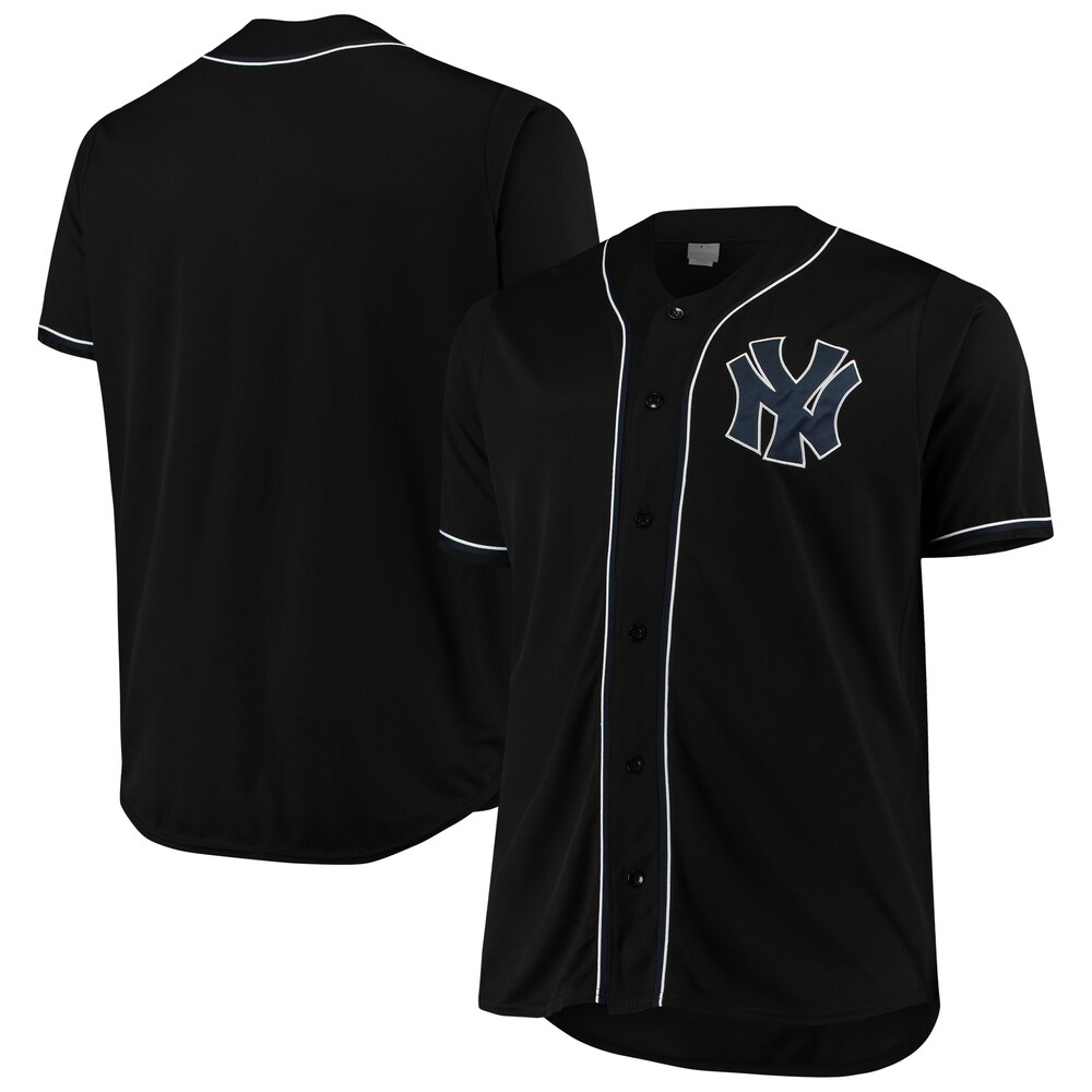 New York Yankees Big & Tall Fashion Jersey - Black