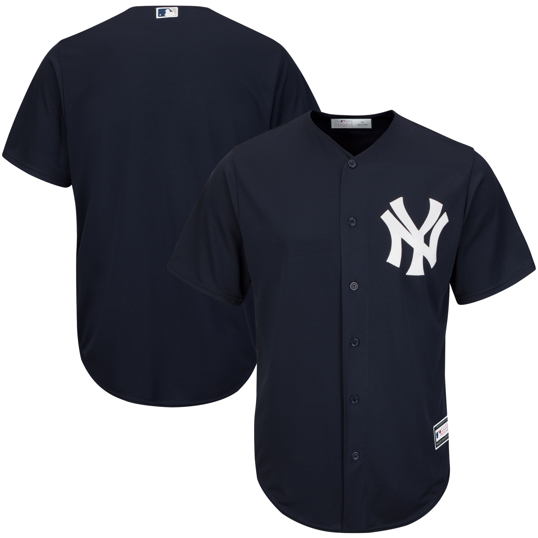 New York Yankees Big & Tall Replica Team Jersey – Navy