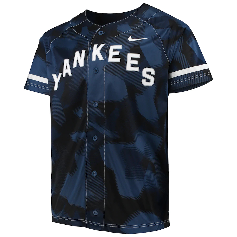 Alternative view of New York Yankees Camo Jersey - Navy