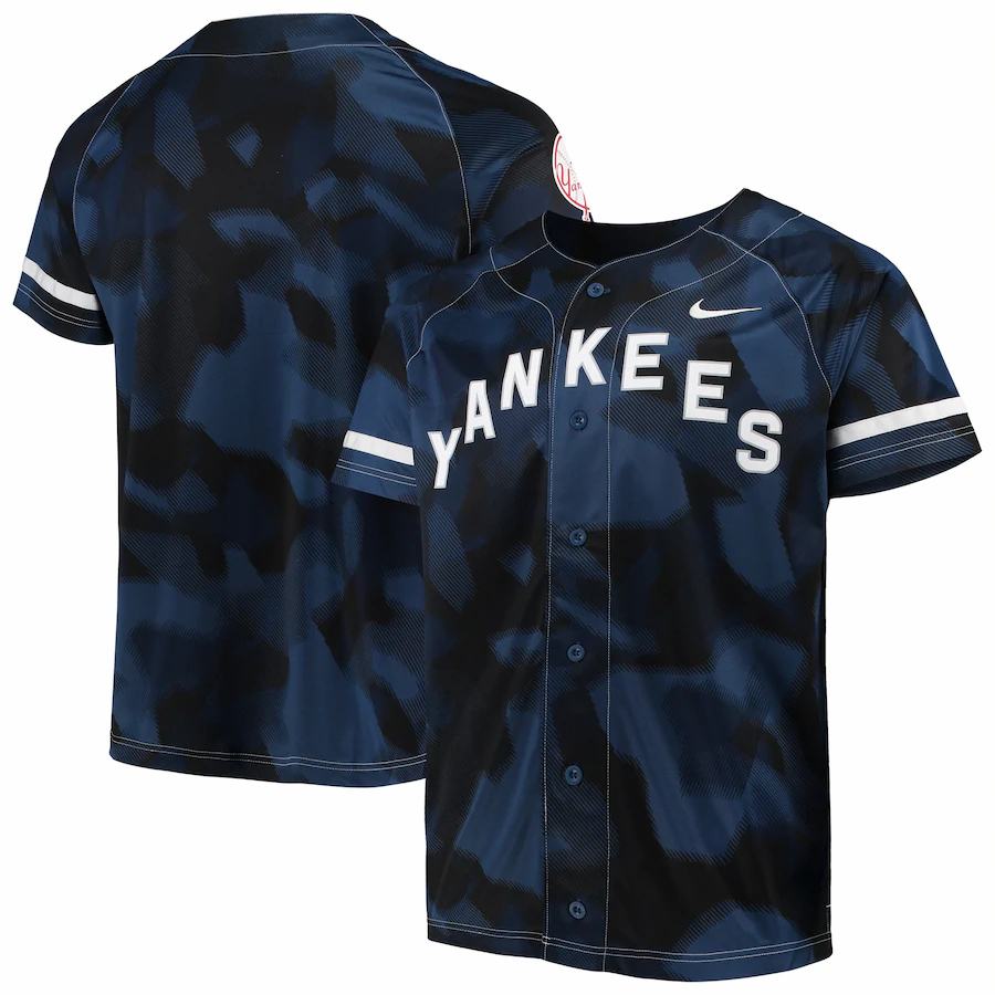 New York Yankees Camo Jersey - Navy