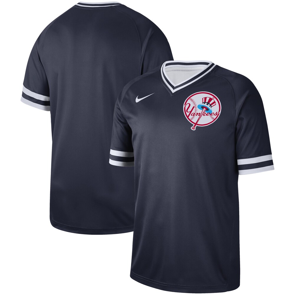 New York Yankees Cooperstown Collection Legend V-neck Jersey - Navy