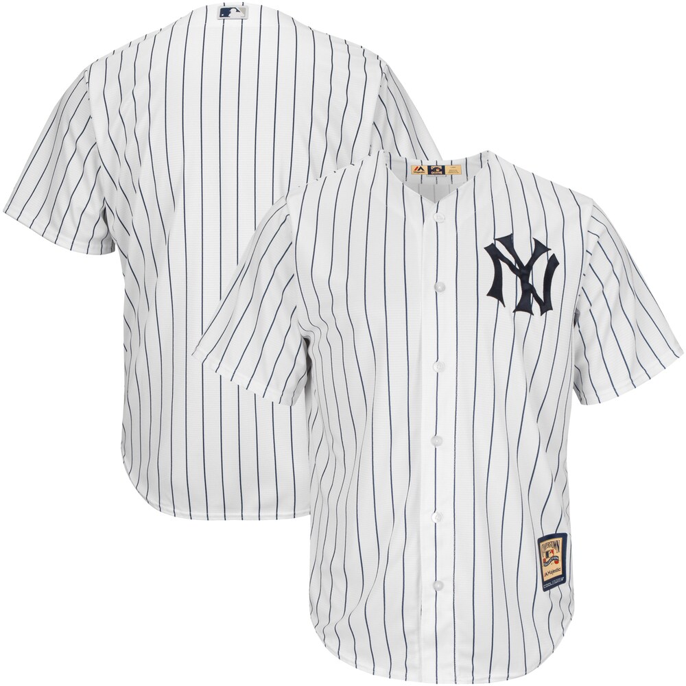 New York Yankees Majestic Cooperstown Cool Base Team Jersey - White/navy