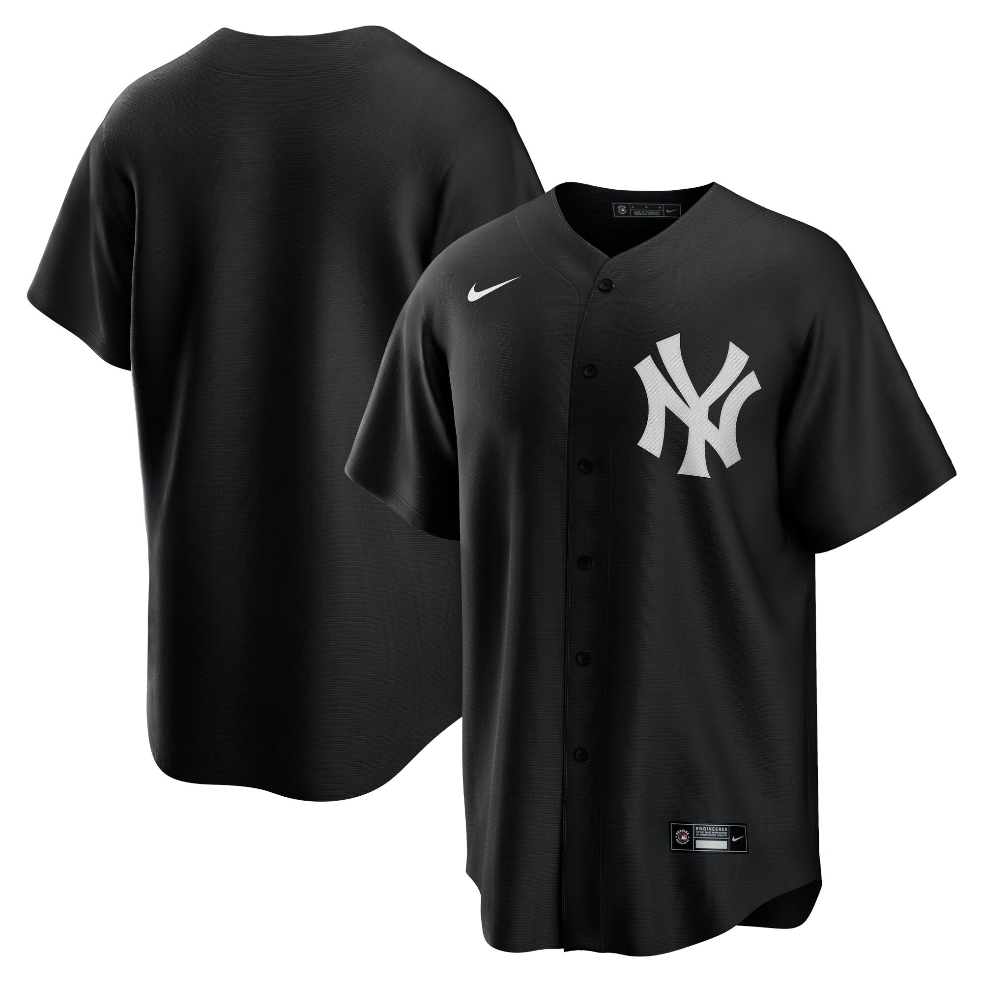 New York Yankees Official Replica Jersey - Black/white