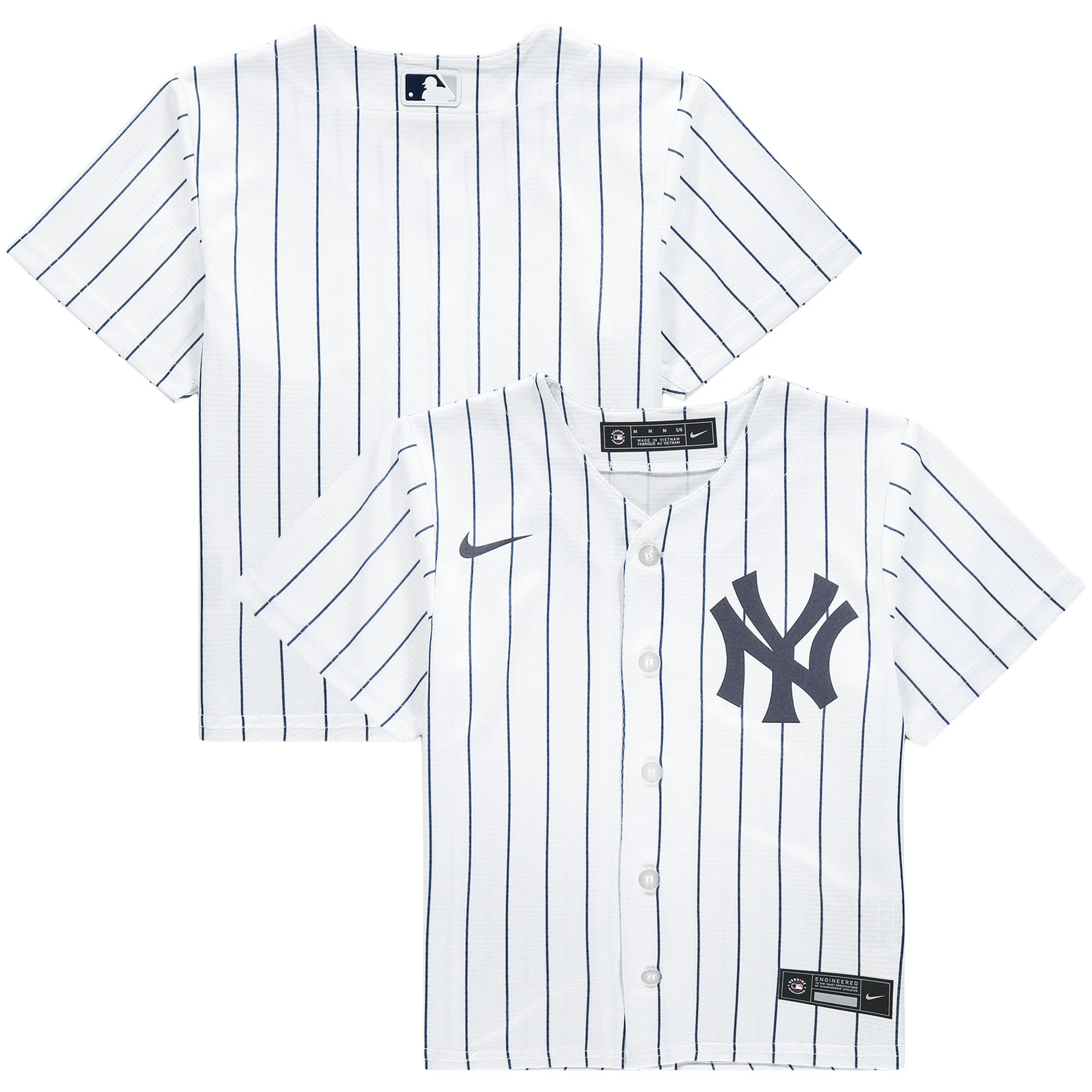 New York Yankees Preschool Home Replica Team Jersey - White