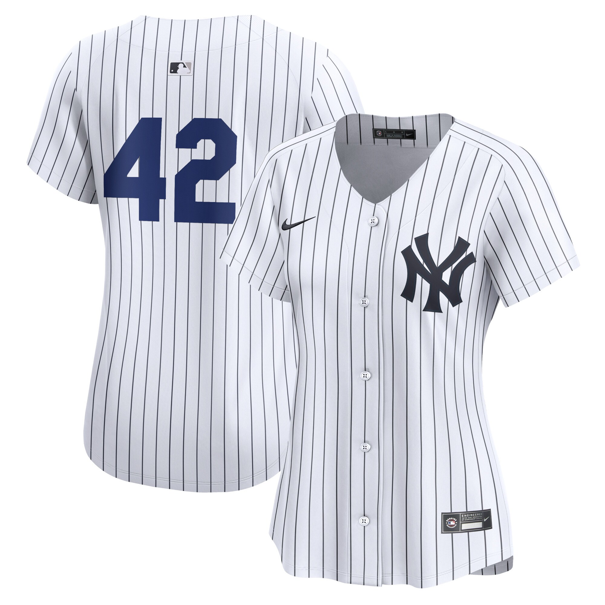 New York Yankees Women's 2024 Jackie Robinson Day Home Limited JerseyÃƒâ€šÃ‚Â ÃƒÂ¢Ã¢â€šÂ¬Ã¢â‚¬Å“ White
