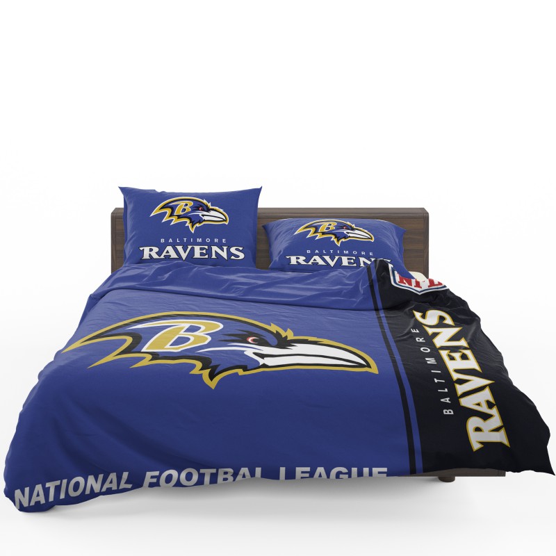 NFL Baltimore Ravens Bedding Comforter Set - Custom Bedding Set