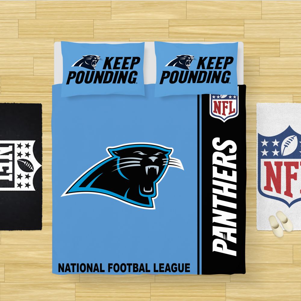 Alternative view of NFL Carolina Panthers Bedding Comforter Set - Custom Bedding Set