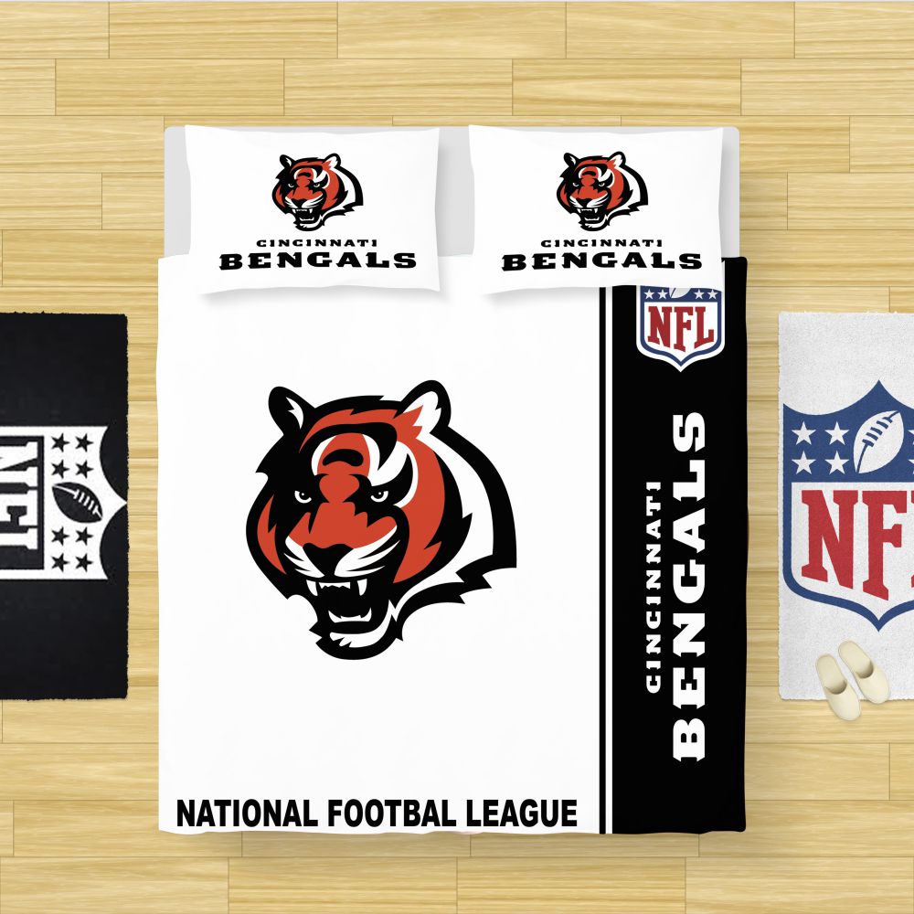 Alternative view of NFL Cincinnati Bengals Bedding Comforter Set - Custom Bedding Set