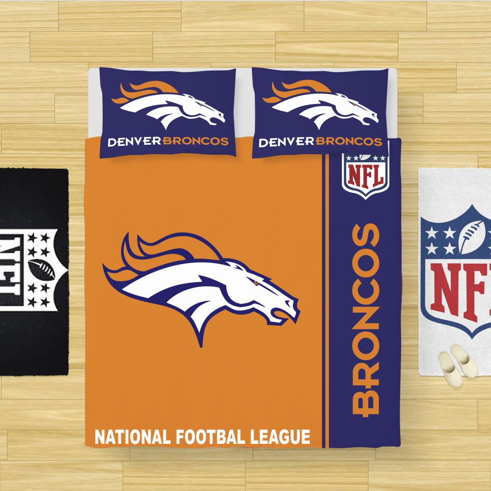 Alternative view of NFL Denver Broncos Bedding Comforter Set - Custom Bedding Set