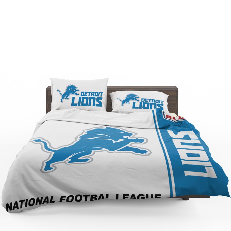 NFL Detroit Lions Bedding Comforter Set - Custom Bedding Set