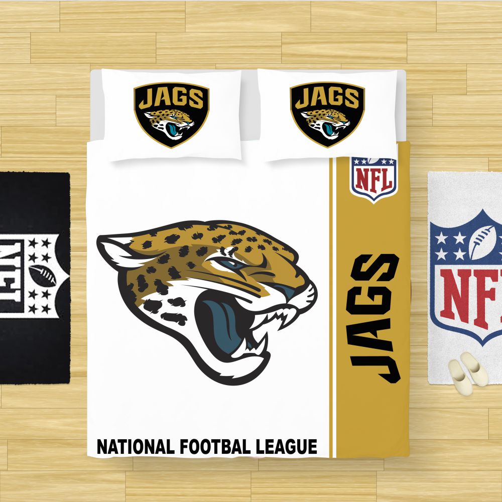 Alternative view of NFL Jacksonville Jaguars Bedding Comforter Set - Custom Bedding Set