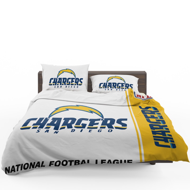NFL Los Angeles Chargers Bedding Comforter Set - Custom Bedding Set