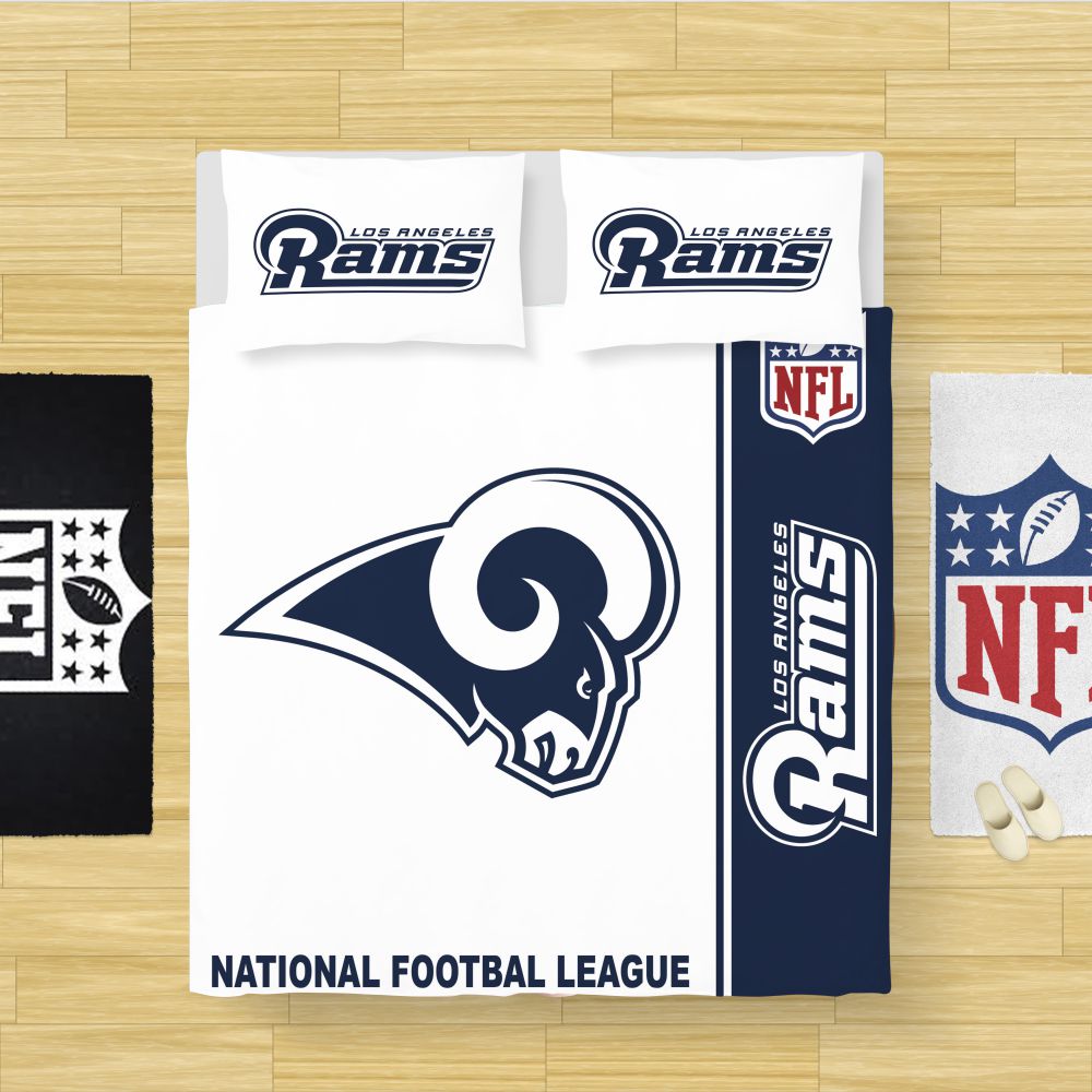 Alternative view of NFL Los Angeles Rams Bedding Comforter Set - Custom Bedding Set
