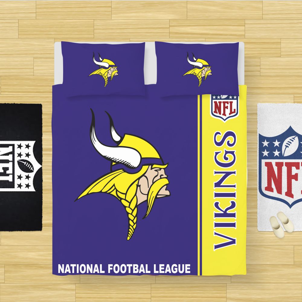 Alternative view of NFL Minnesota Vikings Bedding Comforter Set - Custom Bedding Set