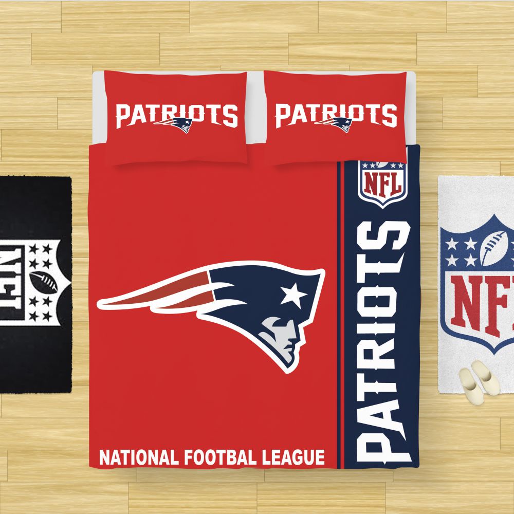Alternative view of NFL New England Patriots Bedding Comforter Set - Custom Bedding Set